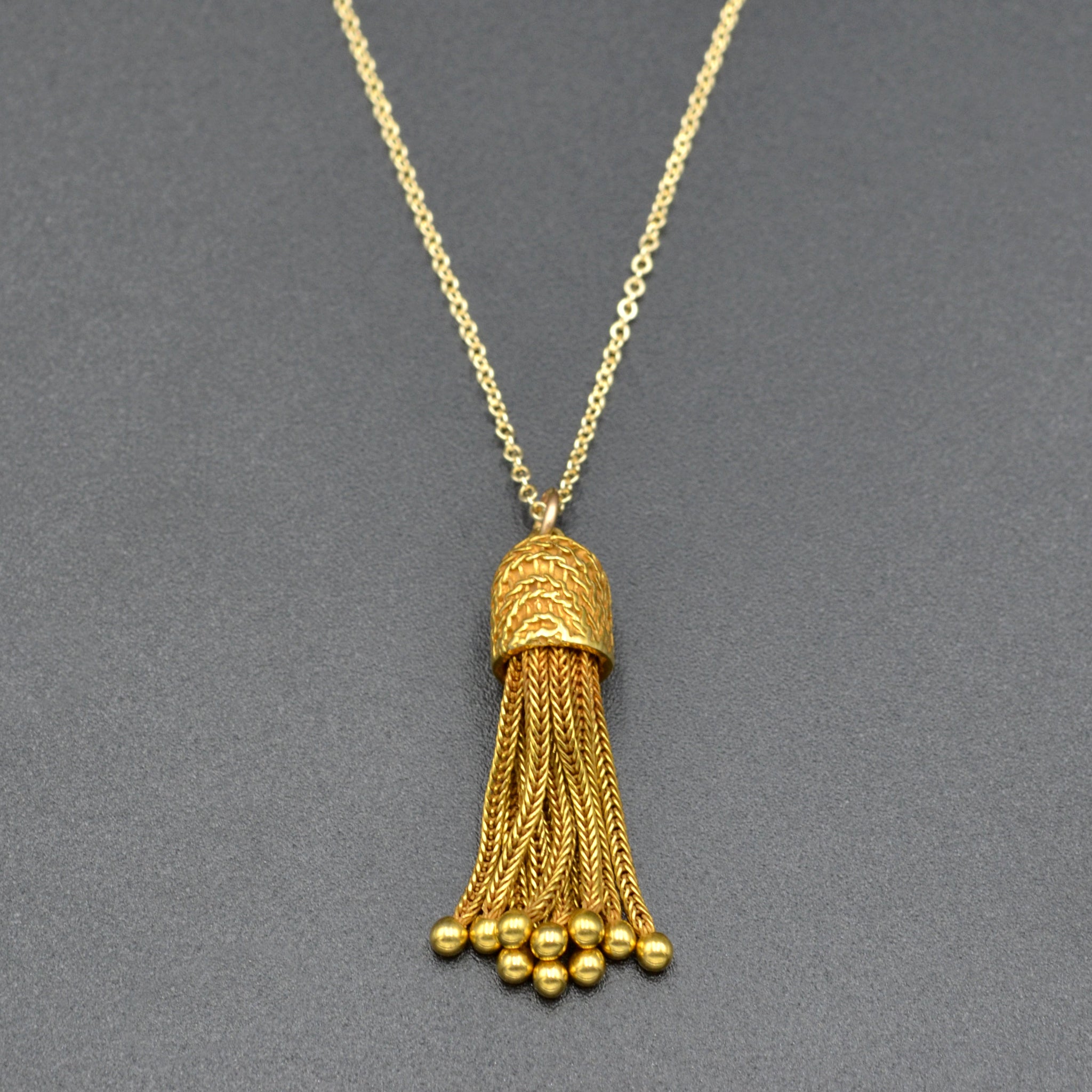 Vintage Monet Gold Tone Rope/ Tassel Necklace 24 Inch | eBay